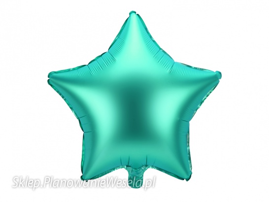 Balon foliowy Gwiazdka, 48cm, zielony