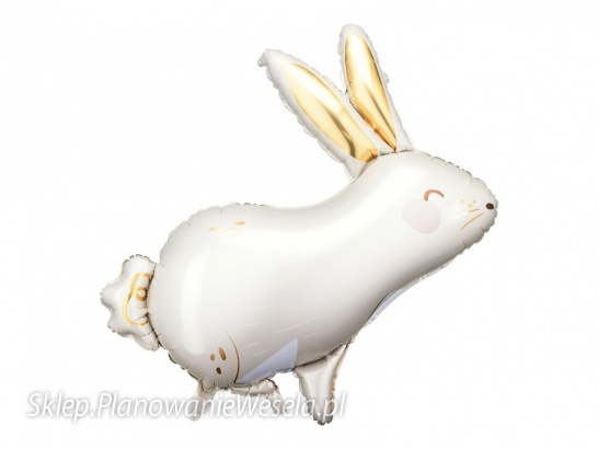 Balon foliowy Zając, 67x88 cm, mix