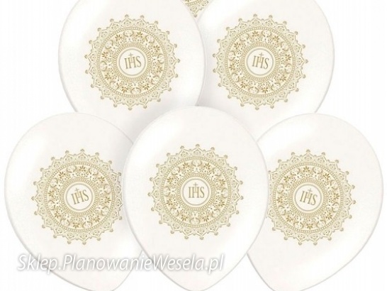 Balon komunijny Perła - Ornament  -1 szt