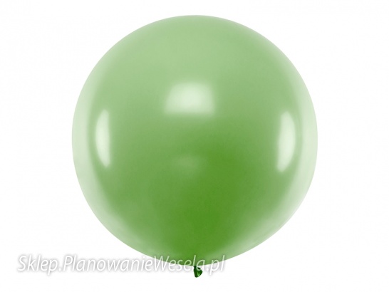 Balon okragły 1m, Pastel Green