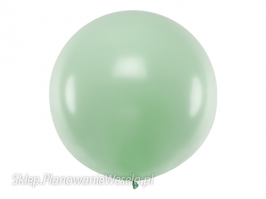 Balon okrągły 1m, Pastel Pistachio