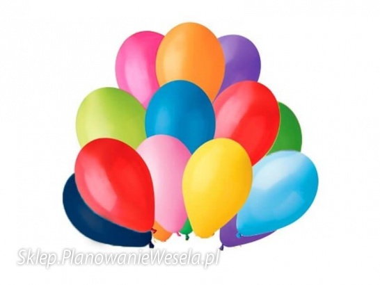 Balony pastelowe MIX 10'' - 100szt