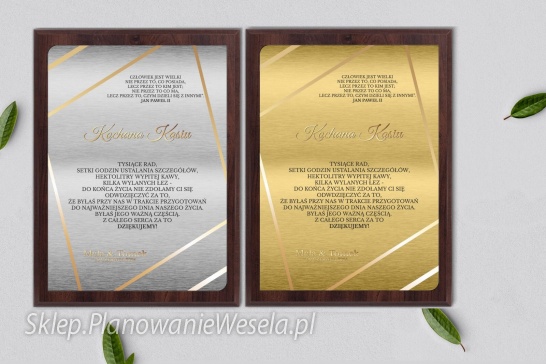 DYPLOM ŚLUBNY DLA ŚWIADKÓW Marmur