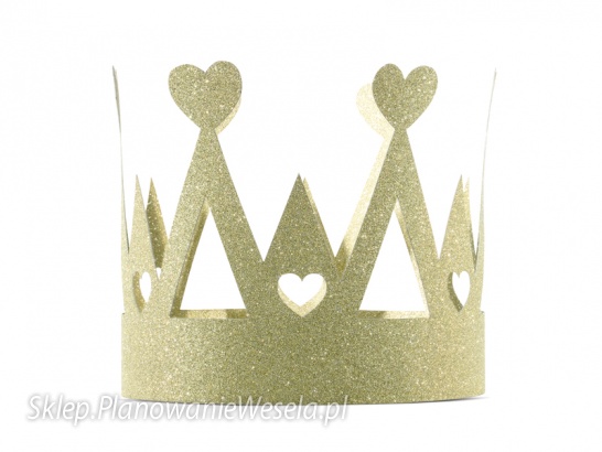 Korona Sweet Love, złoty