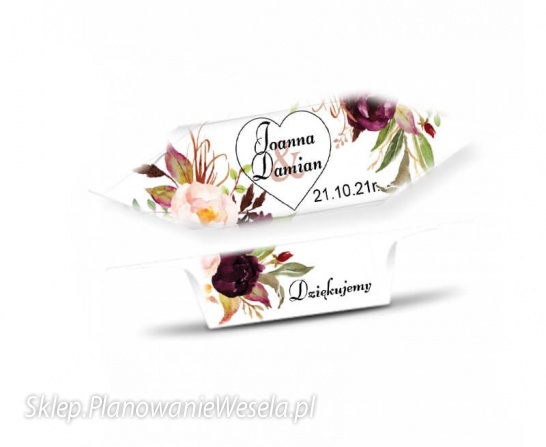 Krówki Ślubne z personalizacją Fabello