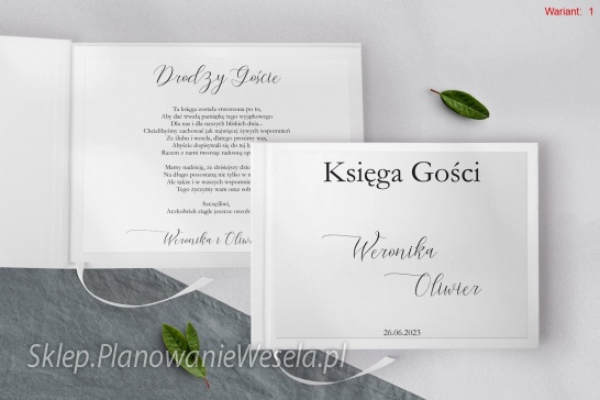 Księga gości - Minimalistyczne