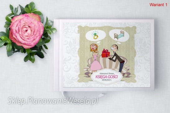 Księga gości - Szalona Miłość 18 wzorów