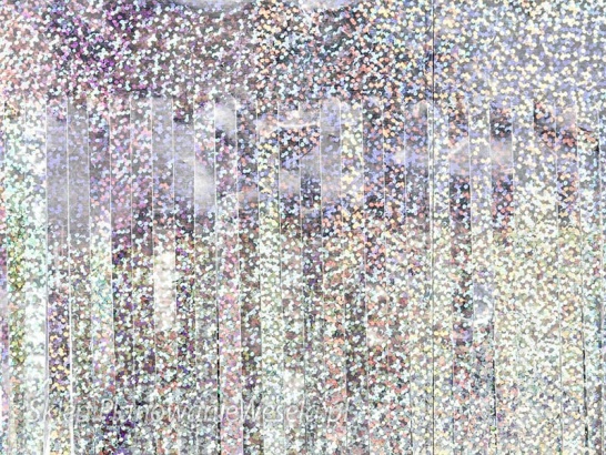 Kurtyna party  18,5 x 400cm  Holograficzna