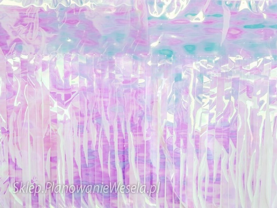 Kurtyna party  18,5 x 400cm  Opalizująca