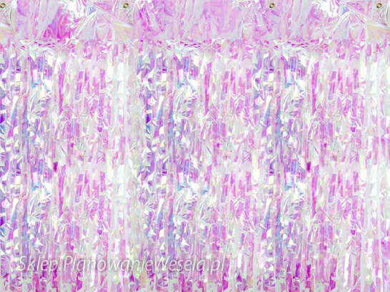 Kurtyna, zasłona party  Opalizująca  CRT-017