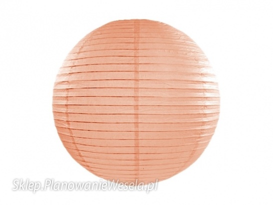Lampion papierowy 35cm j.brzoskwinia LAP35-075J