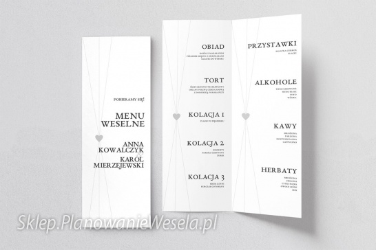 Menu Weselne Elegance