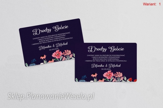 Naklejki na ciasto Wildflowers - 3 wzory