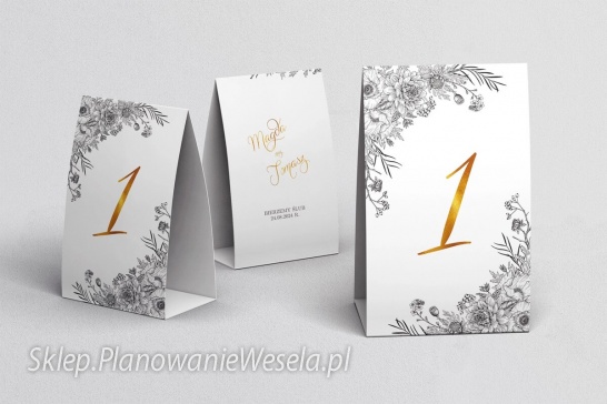 Numery na stół Adore