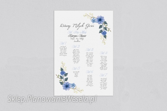 Plan Stołów Wianek 1