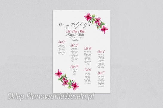 Plan Stołów Wianek 2