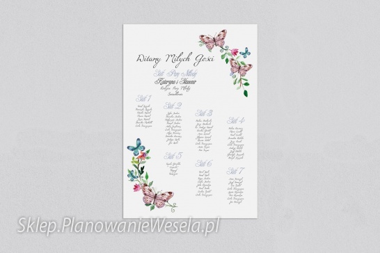 Plan Stołów Wianek 3