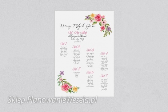 Plan Stołów Wianek 5