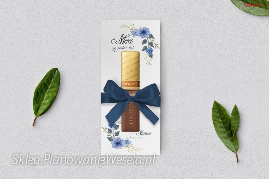 Podziękowanie MERCI - Wianki - wzory