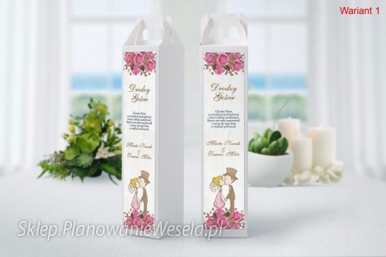 Pudełka na alkohol-Naturalna Miłość 18 wzorów