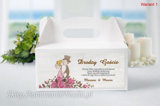 Pudełka na ciasto- Naturalna Miłość 18 wzorów