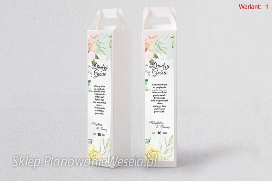 Pudełko na alkohol  Amelia - 5 wzorów