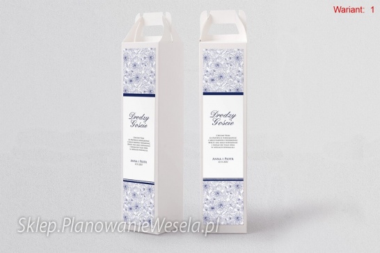 Pudełko na alkohol - Ornaments 12 wzorów