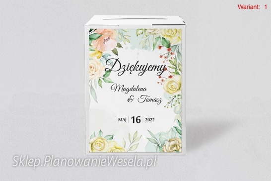 Pudełko na koperty  Amelia - 5 wzorów