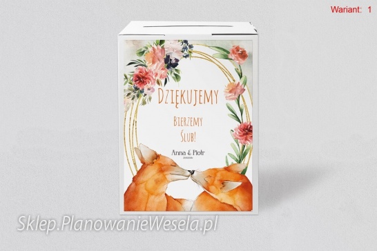 Pudełko na koperty Animals - 4 wzory