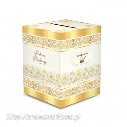 Pudełko na pieniążki  -  ''Zbieramy na wózek''