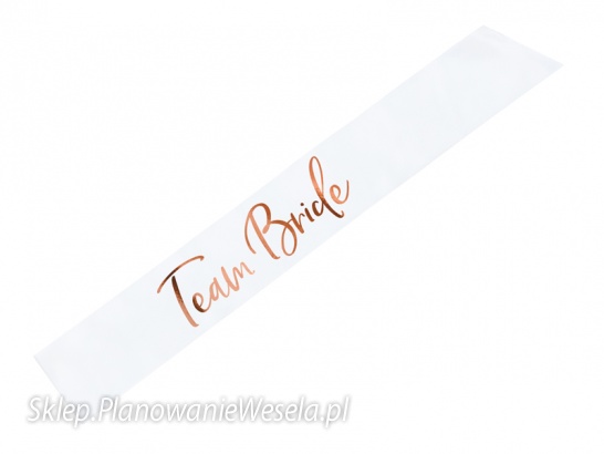Szarfa Team Bride, biały, 75cm