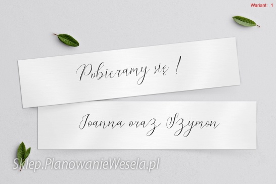 Tablice Rejestracyjne 2 szt - Minimalistyczne