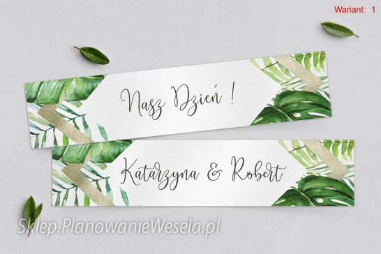 Tablice Rejestracyjne 2 szt - Tropikal