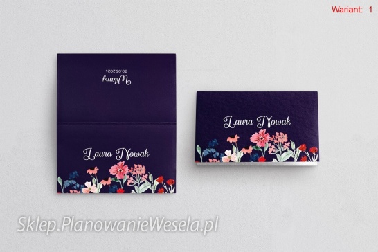 Winietki Wildflowers  - 3 wzory