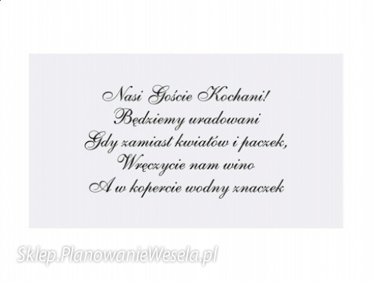 WKŁADKA -12  (kpl.25szt)