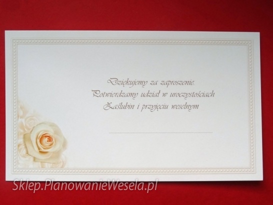 WKŁADKA - ''POTWIERDZENIE 4'' - DG  (1szt)