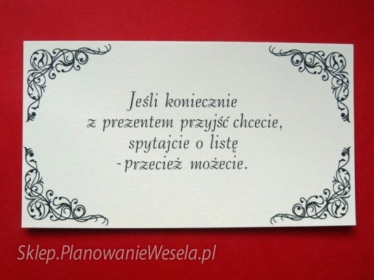 WKŁADKA - W7  (kpl.25szt)