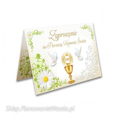 Zaproszenia komunijne  ZX7100