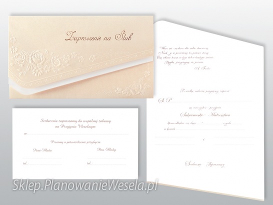 Zaproszenia ślubne   zz-430