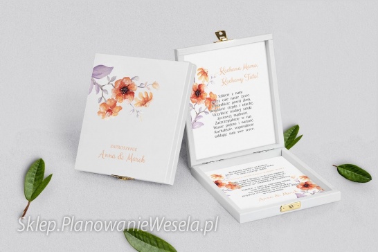 Zaproszenie/błogosławieństwo białe Sweet Love 6