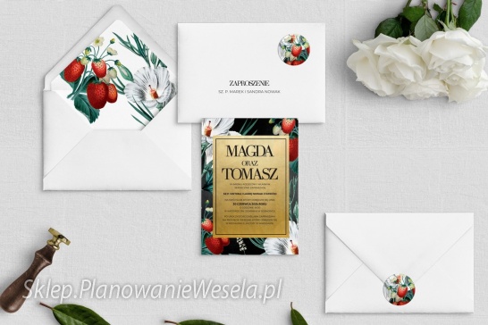 Zaproszenie jednokartkowe  AMORE 3