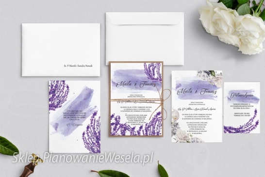 Zaproszenie jednokartkowe CHARLOTTE 3