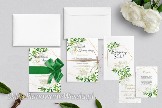 Zaproszenie jednokartkowe F&F- Motyw 3