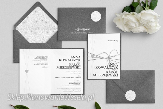 Zaproszenie składane Elegance -2
