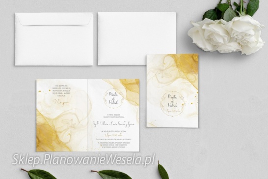 Zaproszenie składane Glamour 1