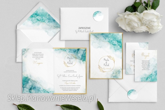 Zaproszenie składane Glamour 3