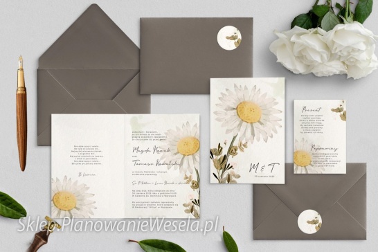 Zaproszenie składane Natalie 3