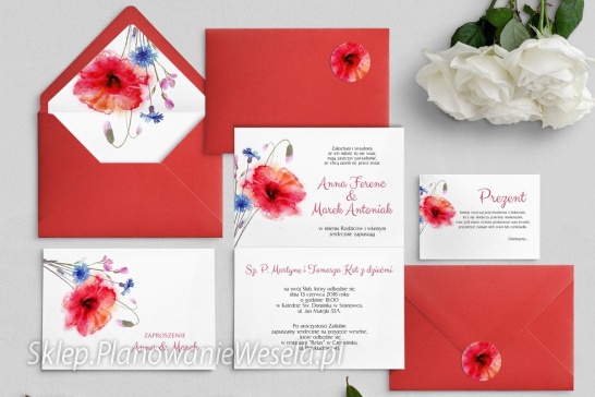 Zaproszenie składane - SWEET LOVE 2