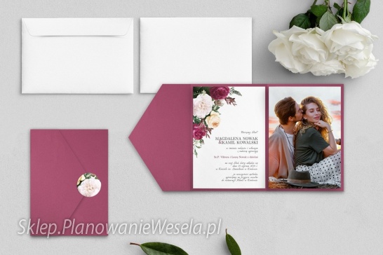 Zaproszenie w etui Fabello  1