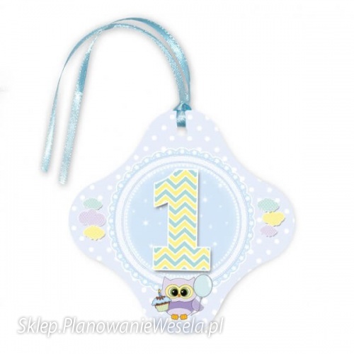 Zawieszka na 1 urodziny   ZA109  (20szt)